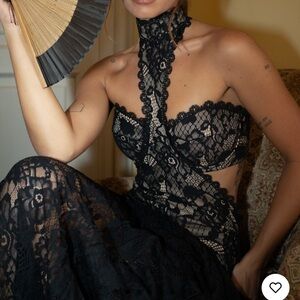 12th tribe best seller princessa dress in black lace